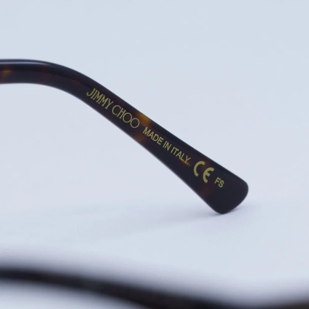 Jimmy Choo JC362 0086 00 Eyeglasses Havana 55mm Butterfly Frame
